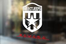 2pcs NEW SAHARA Hood Side Sticker Decal Graphic JEEP WRANGLER TJ JK LJ RED Color 2