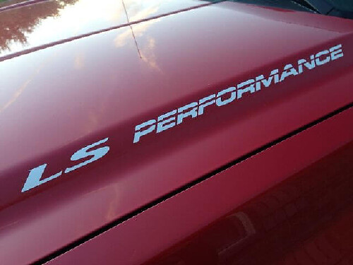 LS Performance Hood Vinyl Decal Kit for Chevy GMC Silverado Sierra