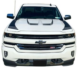 Hood Accent Graphic Stripes 2016 2017 2018 Chevrolet Silverado 1500