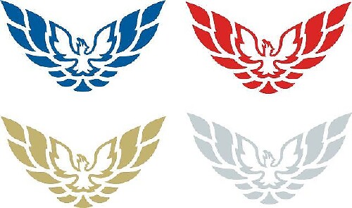 Sail Panel Bird Decal Set for Pontiac Firebird Trans Am 1998-2002