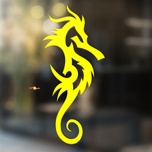 Fire Seahorse Tribal Style Universal Vinyl Decal Sticker_4