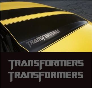 CAMARO SS AUTOBOT TRANSFORMERS EDITION HOOD DECALS STICKERS BUMBLEBEE