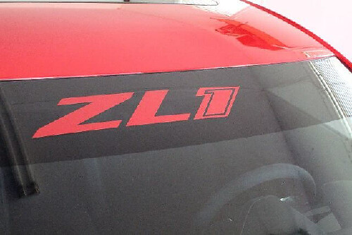 ZL1 Windshield Eyebrow Vinyl Decal for Chevrolet Camaro SS LT