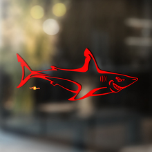 Smiling Shark Universal Vinyl Decal Sticker_2