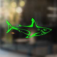 Smiling Shark Universal Vinyl Decal Sticker_3
