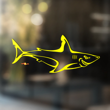 Smiling Shark Universal Vinyl Decal Sticker_4