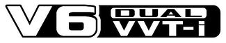 V6 DUAL VVTI vinyl Sticker Decals for Toyota Prado - SET of 2