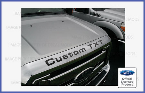 Grille Insert Letters Hood Stickers Decals for Musclecar F250 F350 F450 Super Duty 2008-2016