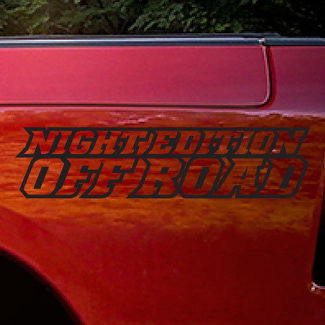 Dodge Ram Rebel Night Edition Side Truck Vinyl Decal Graphic Off Road Pickup