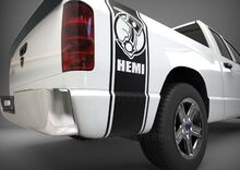 1500 2500 Truck Bed side stripes Hemi PISTON decals Sticker Bed Band DS-032B 2