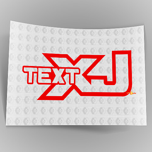 Custom Text Vinyl Decal Sticker Off Road Trails Rock Crawling 4x4 for Jeep Cherokee XJ