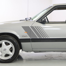  1979-1993 Ford Mustang Faded Side Stripes Strobe Stickers Decals kit 79- 93 2