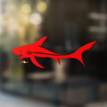 Angry Shark Universal Vinyl Decal Sticker_2