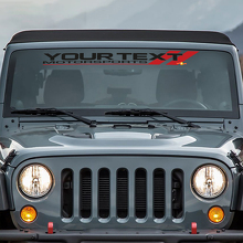 Motorsport Windshield Vinyl Decal Sticker for Dodge 3