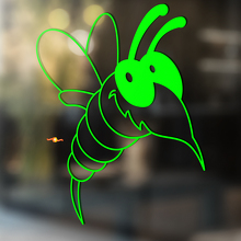 Funny Bee Universal Vinyl Decal Sticker_3