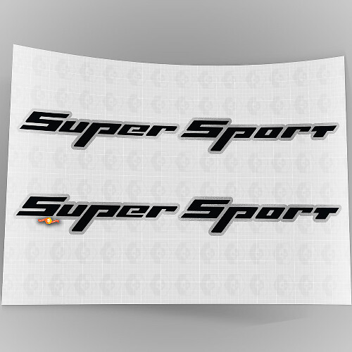 Super Sport Vinyl Decals Set For Chevrolet Camaro SS