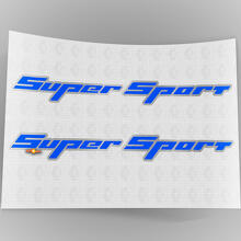 Super Sport Vinyl Decals Set For Chevrolet Camaro SS_2