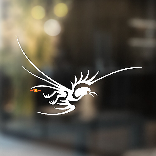 Bird Tribal Style Universal Vinyl Decal Sticker