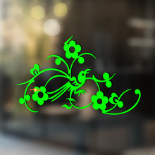 Bird and Flowers Universal Vinyl Decal Sticker_2