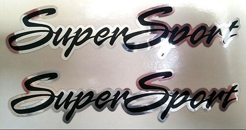 2 Super Sport Stickers Decals Rally Sport Chevy Camaro Chevrolet SS  WOW 
