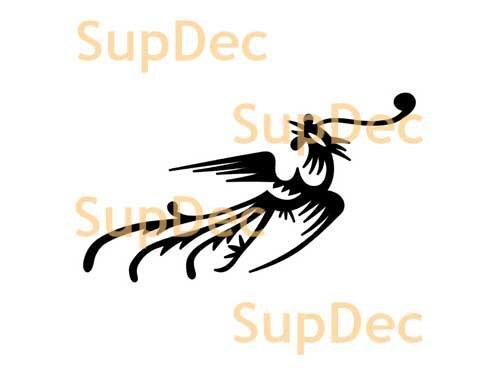 Bird Vinyl Art Wall  Window Bathroom Sticker Decal removable #7