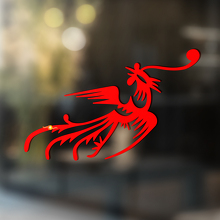 Flying Bird Art Universal Vinyl Decal Sticker_2