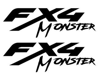 FX4 Monster bedside side vinyl decal for FORD TRUCK