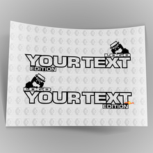 Pair Off Road Edition Hood Vinyl Stickers Decals for Jeep Wrangler Rubicon 4