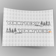 Pair Off Road Hood Vinyl Stickers Decals 3 for Jeep Wrangler Unlimited 2