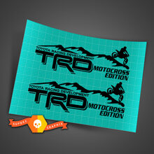Toyota Racing Development TRD Motocross Edition 4X4 bed side Graphic decals stickers 2
