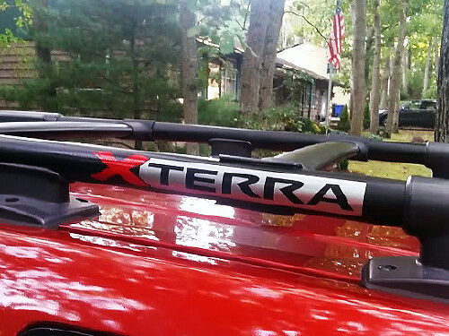 Xterra Roof Rack Vinyl Decal Set for Nissan Xterra