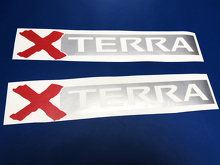 Xterra Roof Rack Vinyl Decal Set for Nissan Xterra_3