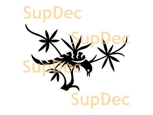 Bird Vinyl Art Wall  Window Bathroom Sticker Decal removable #13