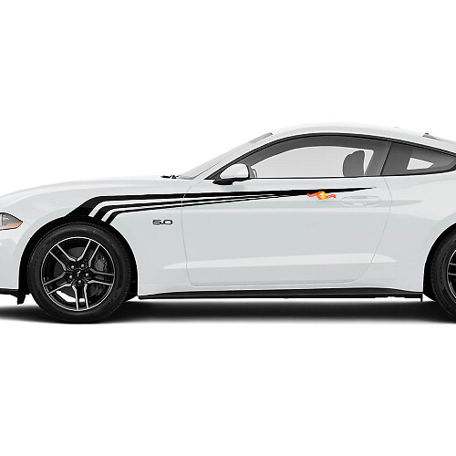 Front Fender Accent Stripes for Ford Mustang GT