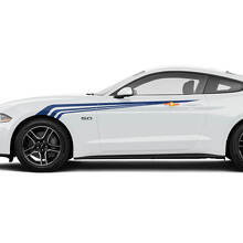 Front Fender Accent Stripes for Ford Mustang GT 2
