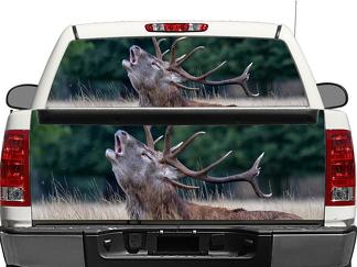 Deer Nature Rear Window OR tailgate Decal Sticker Pick-up Truck SUV Car