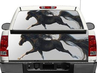 Running horse Rear Window OR tailgate Decal Sticker Pick-up Truck SUV Car