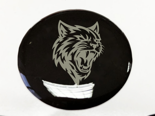 Start Engine Button Hellcat-Style Domed Resin Decal for Dodge Charger_1