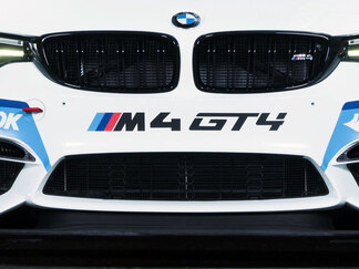 M4 GT4 BMW bumper decal sticker