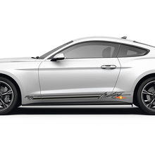 Side Doors Mustang Stripes Horses Decals Stickers for Ford Mustang 2