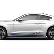 Side Doors Mustang Stripes Horses Decals Stickers for Ford Mustang 3