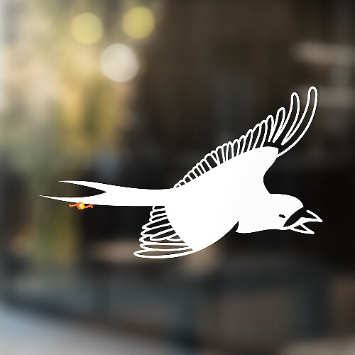 Swallow Bird Universal Vinyl Decal Sticker