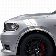 Custom Side Fender Hash Vinyl Stripes Decal Kit for Dodge Durango_5