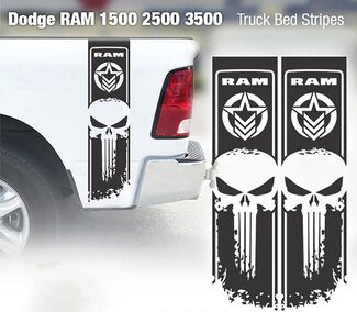 Dodge Ram Punisher Star 1500 2500 3500 Hemi 4x4 Decals Truck Vinyl Stickes Truck