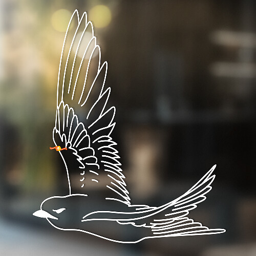Common Swift Universal Vinyl Decal Sticker