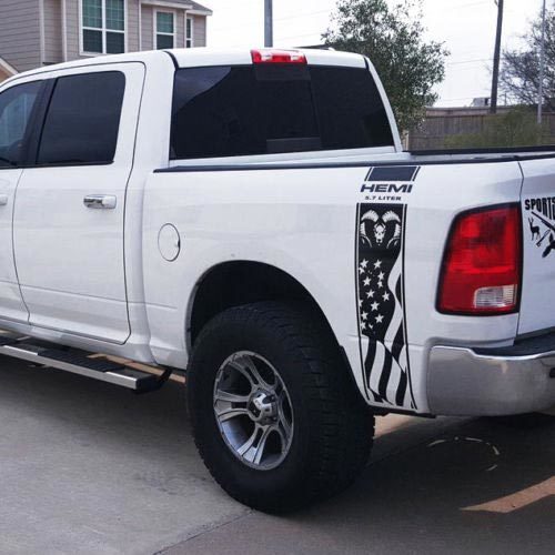 4x4 Truck Stripe Vinyl Sticker Racing DR1 for Dodge Ram 1500 2500 3500