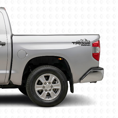 TRD Off-Road Mountain Rear Side Vinyl Decal Set for Toyota Tacoma Tundra