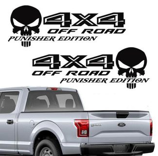 Ford F150 4X4 off road Punisher Decals Truck Stickers Vinyl 2015 2016 2017 Decal