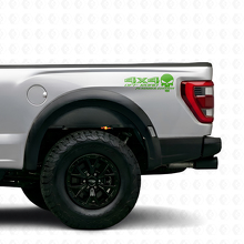 4x4 Off Road Punisher Edition Bed Side Vinyl Decal Pair for Musclecar truck_3