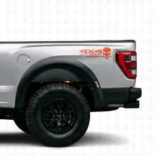 4x4 Off Road Punisher Edition Bed Side Vinyl Decal Pair for Musclecar truck_4